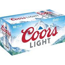 Coors Light Can 18Pk - Beach Liquors