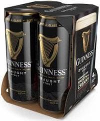 Guiness Draught Can 4Pk