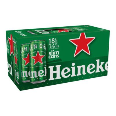 Heineken 18pk Cans