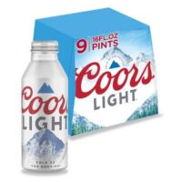 Coors Alum Pint 9pk