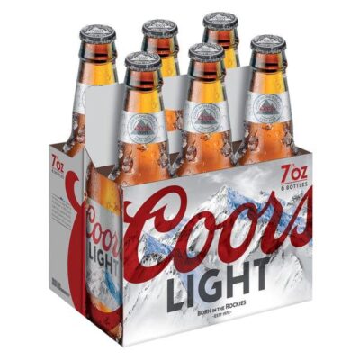 Coors Light 7oz 6pk Btls