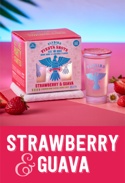 Flybird Fiesta Shots Strawberry & Guava