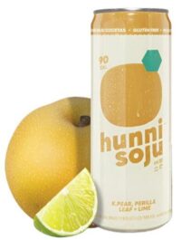 Hunni Soju Pear Perilla Lime 4pk