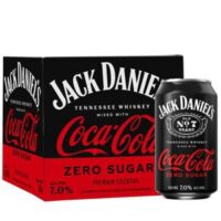 Jack Daniel's RTD Coca-Cola Zero 4pk