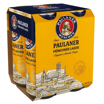 Paulaner Much. Lager 4pk Cans