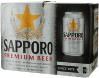 Sapporo 12pk Cans