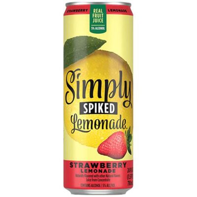 Simply Strawberry Lemonade 24oz Can