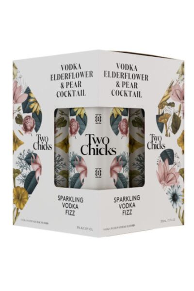 Two Chicks Sparkilng Vodka Fizz 4pk