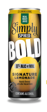 Simply Bold Lemon 24oz Can