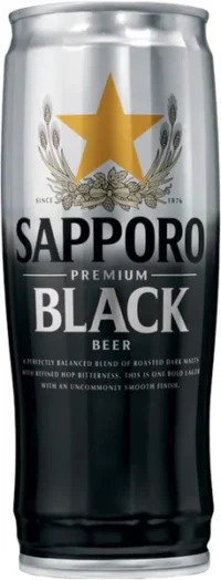 Sapporo Black 22oz Can