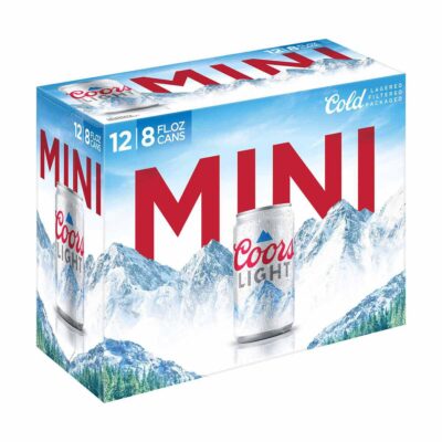 Coors Light 8oz 12pk Can