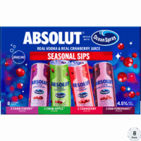 Absolut RTD Ocean Spray Variety 8pk